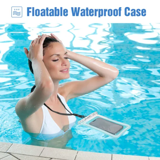 Custodia impermeabile galleggiante per telefono, custodia impermeabile subacquea per iPhone 14 13 12 11 PRO Max Xs Xr X, Galaxy S23 S22 S21 Ultra Pixel fino a 7,0